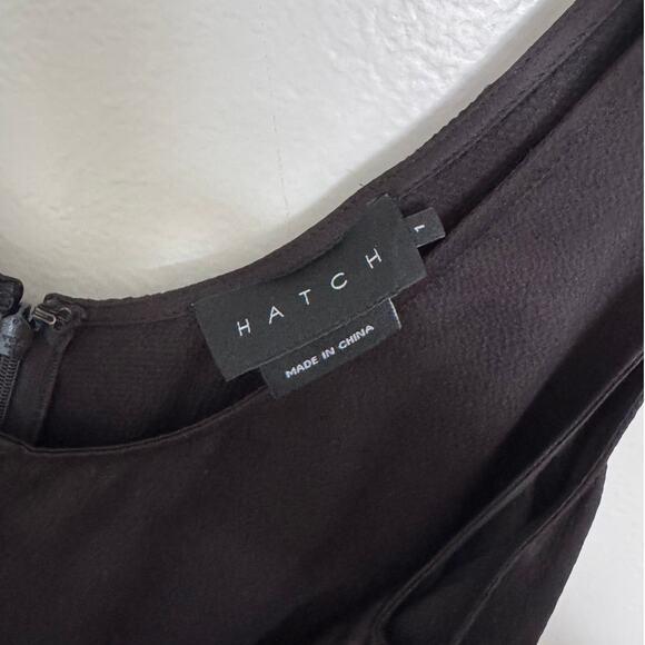 Hatch Maternity Wrap Around Jumpsuit in Black Size 4/6 - Picture 5 of 7